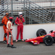 Illustration for article titled Graham Rahal Crashes Exiting Turn Four, Dixon Takes Lead